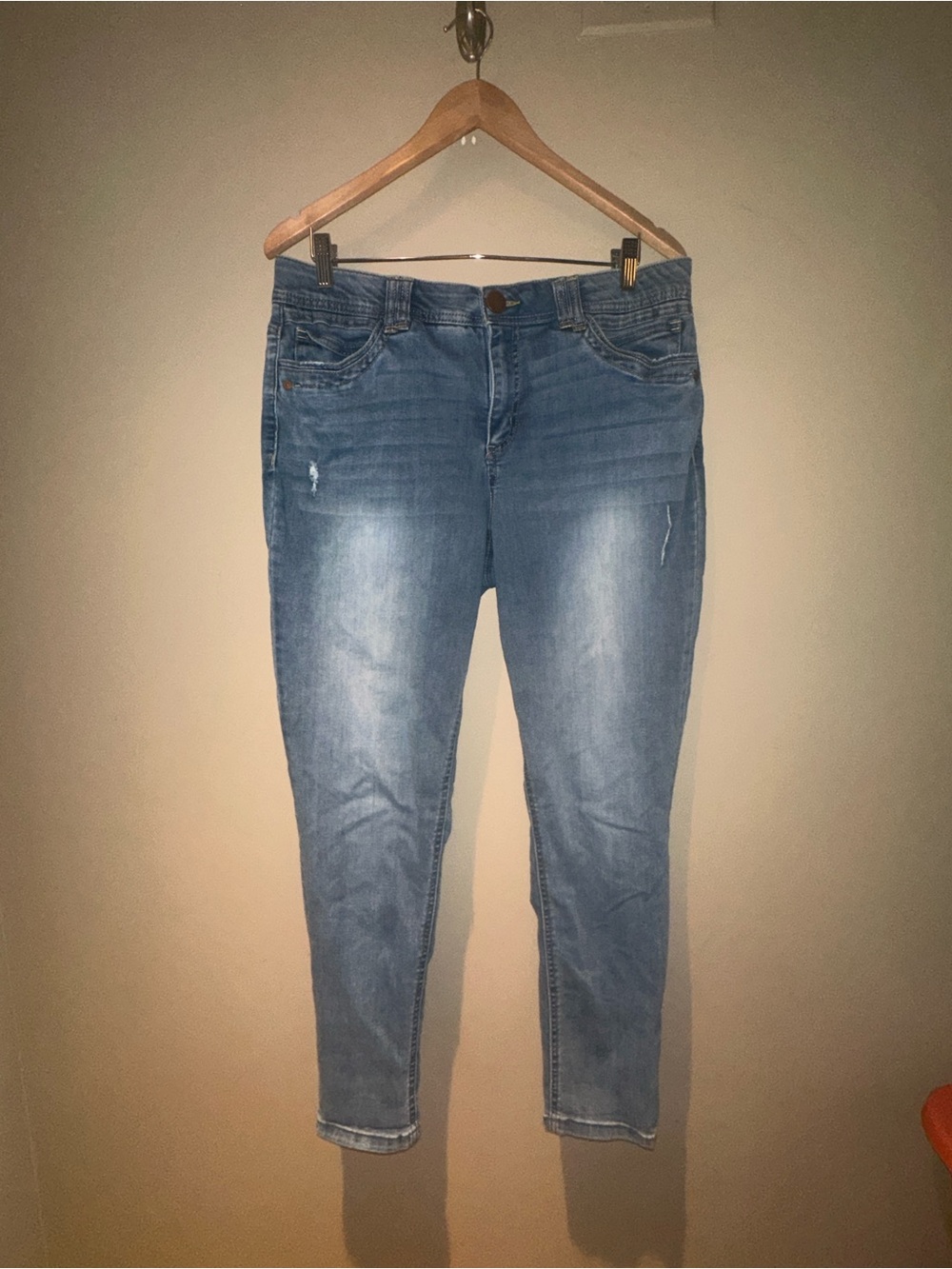 Democracy Light Blue Slim Fit Jeans”Ab Technology” size 14